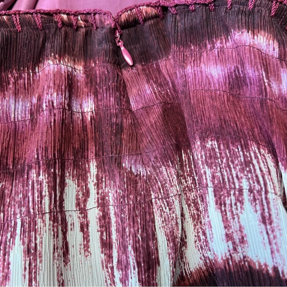 ST. JOHN SPORT Ring Dyed Silk Skirt - Picture 5 of 6